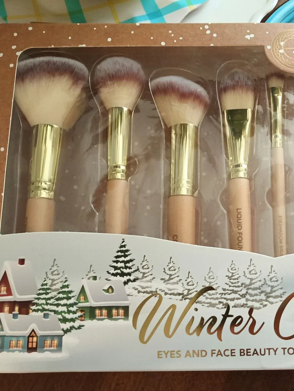 NIB (14) Piece Makeup Beauty Brush Set for Face, Eyes, Lips & Beauty Tools